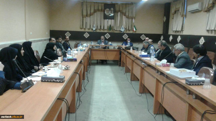 جلسه مشترک مدیران گروه های آموزشی و اعضای هیأت علمی