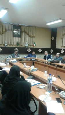 جلسه مشترک مدیران گروه های آموزشی و اعضای هیأت علمی