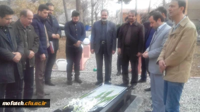 غبار روبی مرقد مطهر شهید گمنام در پردیس