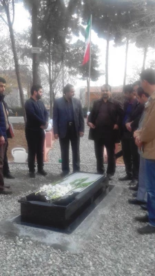 مراسم غبار روبی مرقد مطهر شهید گمنام