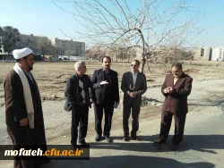 بازدید دکتر سبحانی از پردیس شهید مفتح