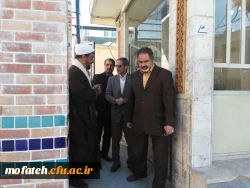 بازدید دکتر سبحانی از پردیس شهید مفتح