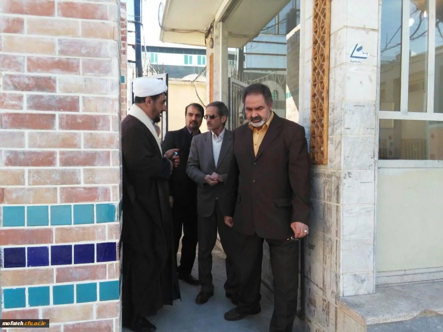 بازدید دکتر سبحانی از پردیس شهید مفتح