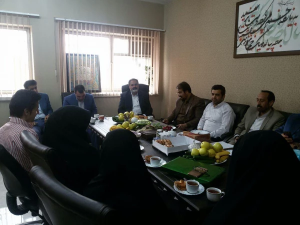 نشست صمیمانه همکاران