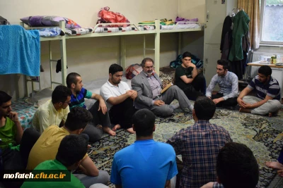 نشست صمیمانه سرپرست پردیس با دانشجویان مقیم خوابگاه