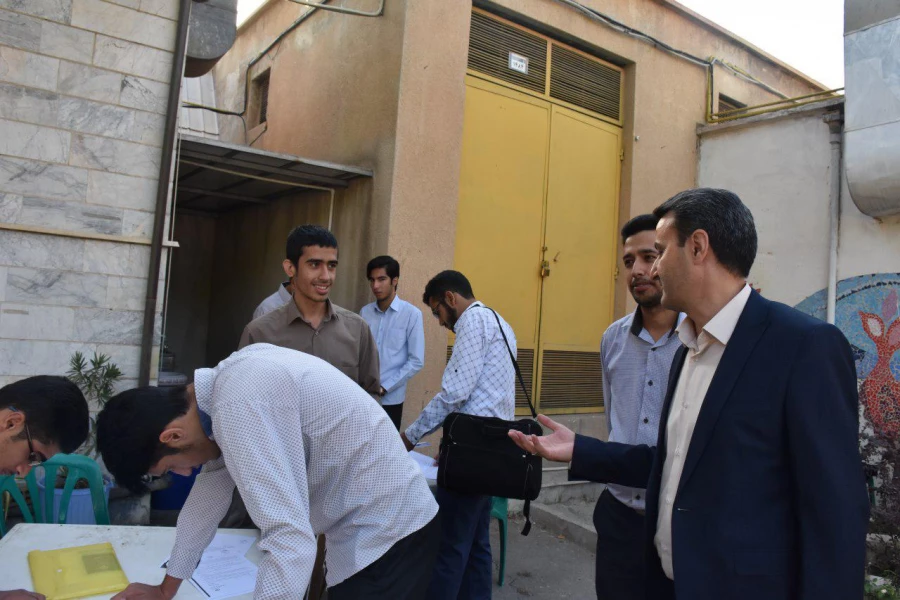 بازدید دکتر سبحانی از پردیس شهید مفتح