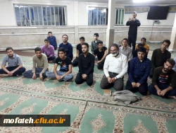 نشست صمیمانه دکتر بیغمی با دانشجویان ساکن خوابگاه