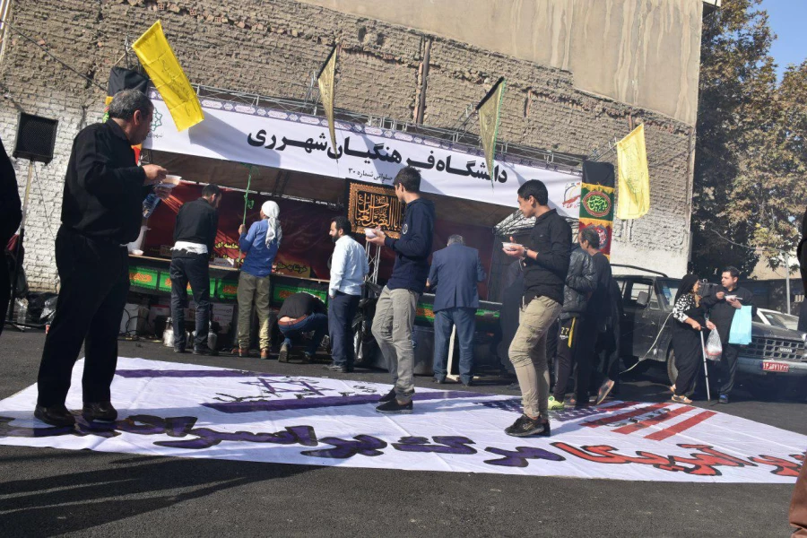 اربعین در قبله تهران