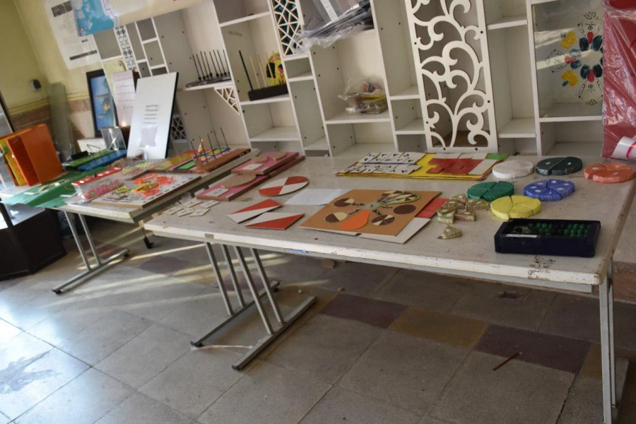 نمایشگاه دست سازه های آموزش ریاضی