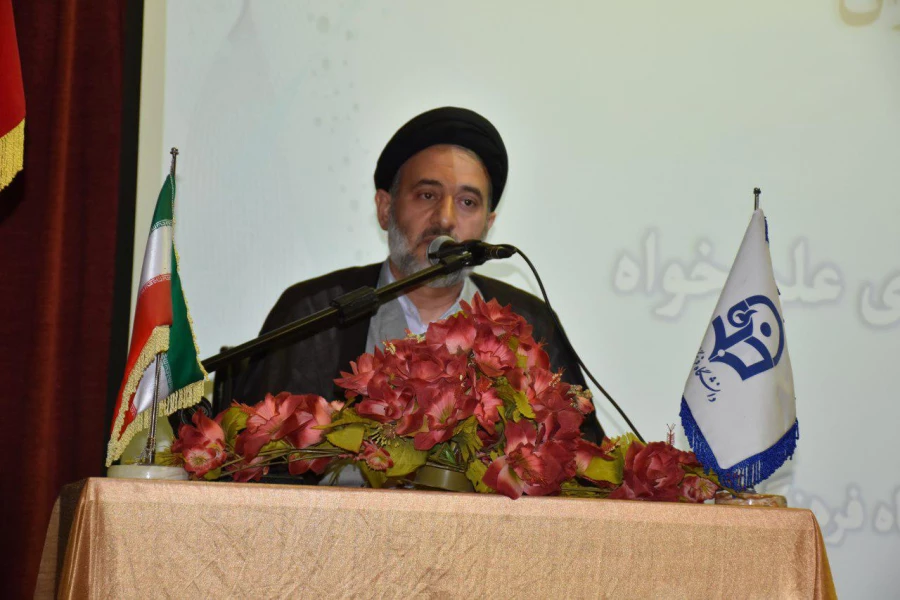 سخنرانی دکتر علم خواه مسئول نهاد نمایندگی مقام معظم رهبری در استان تهران