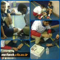 مسابقه فوتسال حوزه و دانشگاه