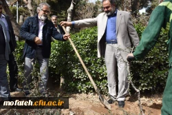 کاشت درخت در بوستان شهید