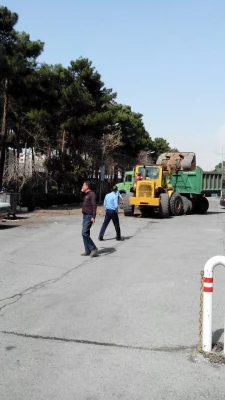 پاک سازی محوطه پردیس