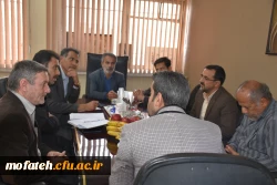 بازدید معاون محترم توسعه منابع و امور دانشجویی مدیریت امور پردیس های استان تهران و هیئت همراه از حوزه های مختلف پردیس شهید مفتح شهرری