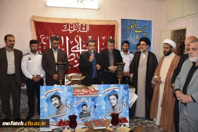 حضور مسئولین پردیس شهید مفتح در جلسه ختم قرآن کریم (بیت النور شهر ری )