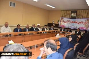 مسئول نهاد نمایندگی مقام معظم رهبری در مدیریت پردیس های استان تهران در آئین تکریم و معارفه سرپرست پردیس شهید مفتح