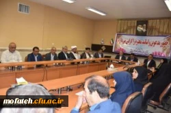 مسئول نهاد نمایندگی مقام معظم رهبری در مدیریت پردیس های استان تهران در آئین تکریم و معارفه سرپرست پردیس شهید مفتح