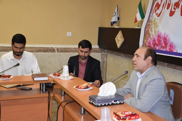 جلسه تکریم و معارفه مسئولان سابق و جدید حوزه بسیج دانشجویی