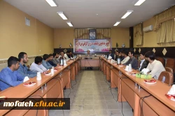 جلسه تکریم و معارفه مسئولان سابق و جدید حوزه بسیج دانشجویی