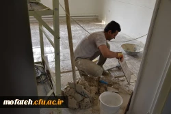 عملیات بهسازی تعمیر و نقاشی سرای دانشجویی و سلف سرویس دانشگاه شهید مفتح شهرری 2