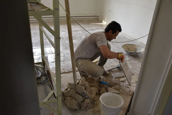 عملیات بهسازی تعمیر و نقاشی سرای دانشجویی و سلف سرویس دانشگاه شهید مفتح شهرری 2