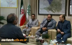 دیدارصمیمانه سرپرست پردیس شهید مفتح شهر ری با شهردار منطقه 20 تهران  3