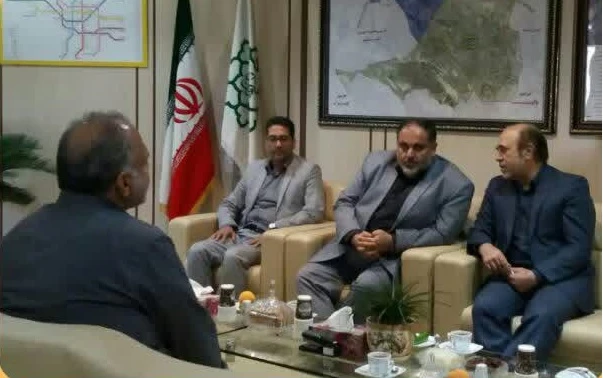 دیدارصمیمانه سرپرست پردیس شهید مفتح شهر ری با شهردار منطقه 20 تهران  3