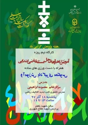 کارگاه آموزش راهبردهای حل مسائل ریاضی پردیس شهید مفتح 6