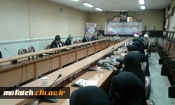 سومین شورای مدرسان پردیس شهید مفتح شهرری در سالن شهید رجایی با حضور استادان برگزار شد. 3