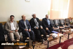 دومین دیدار آقای دکتر بلاغی و تعدادی از همکاران با امام جمعه ری به مناسبت هفته آموزش و مقام معلم 7