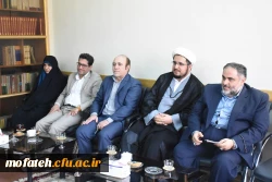 دومین دیدار آقای دکتر بلاغی و تعدادی از همکاران با امام جمعه ری به مناسبت هفته آموزش و مقام معلم 3