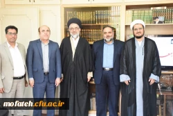 دومین دیدار آقای دکتر بلاغی و تعدادی از همکاران با امام جمعه ری به مناسبت هفته آموزش و مقام معلم 5