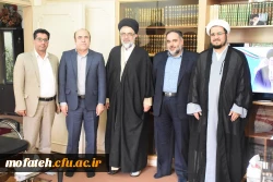 دومین دیدار آقای دکتر بلاغی و تعدادی از همکاران با امام جمعه ری به مناسبت هفته آموزش و مقام معلم 8