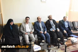 دومین دیدار آقای دکتر بلاغی و تعدادی از همکاران با امام جمعه ری به مناسبت هفته آموزش و مقام معلم 7