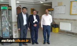 بازدید مدیر کل اداره مشاوره و بهداشت دانشگاه فرهنگیان از قسمت های مختلف پردیس شهید مفتح شهرری 2