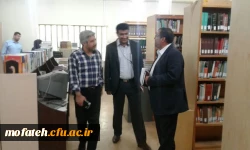 بازدید مدیر کل اداره مشاوره و بهداشت دانشگاه فرهنگیان از قسمت های مختلف پردیس شهید مفتح شهرری 6