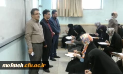 بازدید رسمی سرپرست محترم پردیس شهید مفتح از برگزاری امتحانات پایان ترم سال تحصیلی 97-98 2