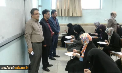 بازدید رسمی سرپرست محترم پردیس شهید مفتح از برگزاری امتحانات پایان ترم سال تحصیلی 97-98