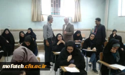 بازدید رسمی سرپرست محترم پردیس شهید مفتح از برگزاری امتحانات پایان ترم سال تحصیلی 97-98 3