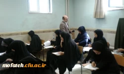 بازدید رسمی سرپرست محترم پردیس شهید مفتح از برگزاری امتحانات پایان ترم سال تحصیلی 97-98 7