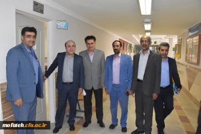 بازدید سرپرست محترم پردیس های استان تهران و هیئت همراه از روند ثبت نام و پذیرش داوطلبان کنکور سراسری 98