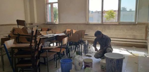 استقبال از مهر 98: مراحل بهسازی و آماده سازی پردیس شهید مفتح  9