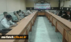 برگزاری جلسه شورای اداری به مناسبت نزدیک شدن به آغاز سال تحصیلی جدید برگزار گردید. 3