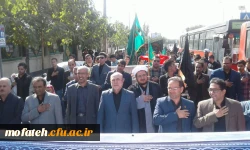 حضور پرشور و به یاد ماندنی دانشجو معلمان، استادان، و مسئولین محترم پردیس ها، مراکز و مدیریت استانی دانشگاه فرهنگیان در پیاده روی جاماندگان اربعین حسینی  8
