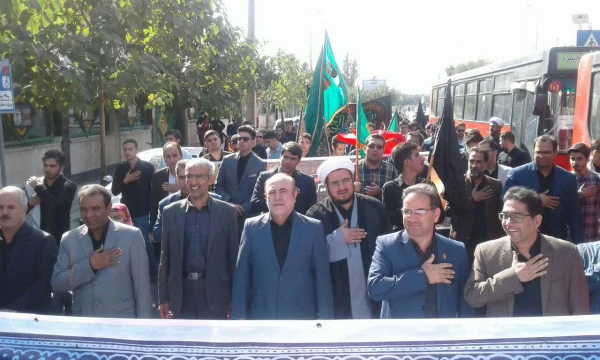 حضور پرشور و به یاد ماندنی دانشجو معلمان، استادان، و مسئولین محترم پردیس ها، مراکز و مدیریت استانی دانشگاه فرهنگیان در پیاده روی جاماندگان اربعین حسینی  8