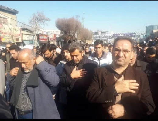 وداع با دو سرباز حاج قاسم با حضور دانشجویان و مسولین پردیس شهید مفتح شهر ری 4