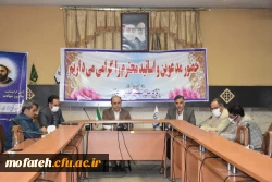 جلسه ای با حضور سرپرست محترم مدیریت استان تهران جناب آقای دکتر بلاغی در پردیس شهید مفتح شهرری برگزار شد. 5