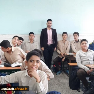 جناب آقای علی خدابنده لو دانشجو معلم محترم زبان و ادبیات عرب، ورودی سال ۹۵ پردیس شهید مفتح شهر ری