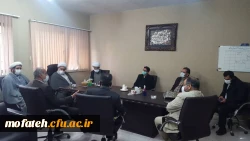 گزارش جلسه سرپرست و معاونین پردیس با مسئول نهاد نمایندگی رهبری استان 2