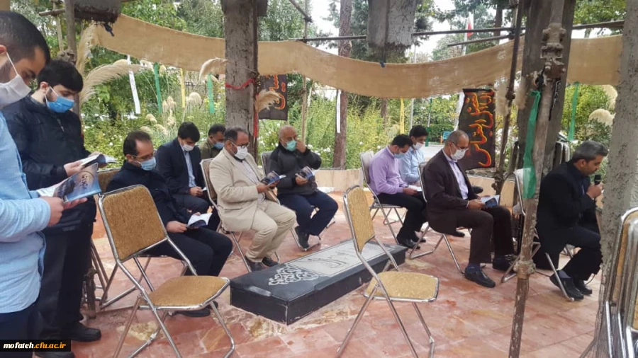 حضور مسئول نهاد نمایندگی مقام معظم رهبری(مد ظله العالی) در مدیریت امور پردیس های استان تهران در پردیس شهید مفتح شهرری 2